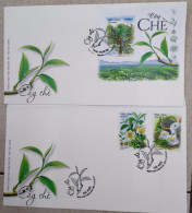 FDC Viet Nam Vietnam With Perf Stamps & SS Issued On International Tea Day / Flora / Flower / Fruit 2024 - Vietnam