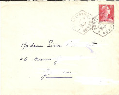 2I8 --- PORTE-AVIONS BEARN F7 Muller 10/8/1956 - Manual Postmarks