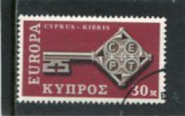CYPRUS - 1968  30m  EUROPA  FINE USED - Gebraucht