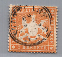 Württemberg Michel Nummer 17 X Gestempelt - Other & Unclassified