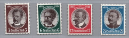 Deutsches Reich Michel-Nr. 540 - 543 Postfrisch - Andere & Zonder Classificatie