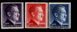 Deutsches Reich 800 - 802  A. Hitler MNH Postfrisch ** Neuf - Unused Stamps