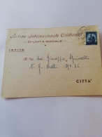 47C) Storia Postale Cartoline, Intero, Invito Sociale - Marcofilía