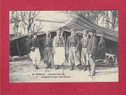 MARSEILLE - 13- EXPOSITION COLONIALE - Campement De Types Yahis-Algériens - Exposición Internacional De Electricidad 1908 Y Otras