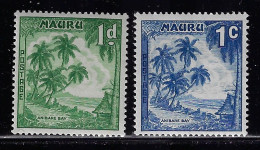 NAURU  1954,1966  SCOTT #40,58  MH - Nauru