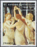 2010 - 4519 - Série Artistique - Sandro Botticelli, Peintre Italien - Les Trois Grâces - Neufs