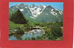 05-----Route De GRENOBLE à BRIANCON--le Jardin Alpin Au Col Du Lautaret Et Massif De La Meije---voir 2 Scans - Autres & Non Classés