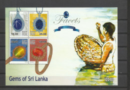 Sri Lanka 2015 Gems Of Sri Lanka MS*** - Sri Lanka (Ceylan) (1948-...)