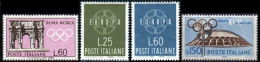Italia 1959/60 4 Valori - 1946-60: Ungebraucht