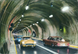 Cr433 Cartolina Tunnel Del Monte Bianco Coumayeur Aosta - Aosta