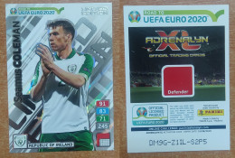 AC - SEAMUS COLEMAN  REPUCLIC OF IRELAND  UEFA EURO 2020  PANINI FIFA 365 2019 ADRENALYN TRADING CARD - Tarjetas