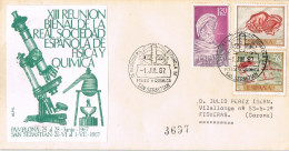 55149. Carta SAN SEBASTIAN (Guipuzcoa) 1967. Bienal Sociedad Española FISICA Y QUIMICA - Lettres & Documents