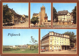 72545336 Poessneck Schuhgasse Weisser Turm Markt Hotel Posthirsch Poessneck - Pössneck