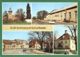 72545326 Gross Schoenebeck Kirche Baudenkmal Barock Konsumgaststaette Zur Schorf - Finowfurt