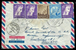 Egypt 1959 Cairo Cover To Amsterdam, Holland, Postal History - Cartas & Documentos