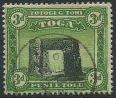 Tonga 1897 SG44a 3d Prehistoric Trilith At Haamonga #3 FU - Tonga (1970-...)