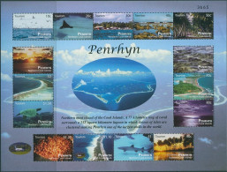 Cook Islands Penrhyn 2011 SG588 Tourism Island Views MS MNH - Penrhyn