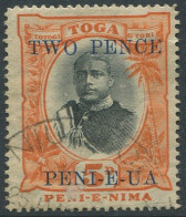 Tonga 1923 SG64 2d On 5d King George II #4 FU - Tonga (1970-...)