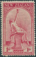 New Zealand 1932 SG552 1d + 1d Carmine Health Hygeia MNH - Other & Unclassified