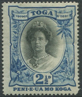 Tonga 1921 SG58 2½d Queen Salote #1 MLH - Tonga (1970-...)