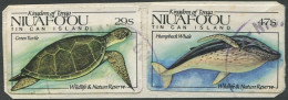 Niuafo'ou 1984 SG42-44 Turtle And Whale (2) FU - Tonga (1970-...)