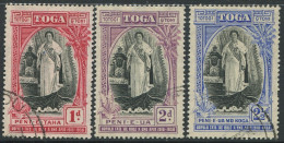Tonga 1938 SG71-73 Queen Salote's Accession Set FU - Tonga (1970-...)