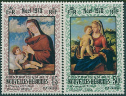 New Hebrides French 1970 SGF160-F161 Christmas Set MNH - Andere & Zonder Classificatie