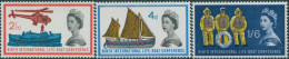 Great Britain 1963 SG639-641 QEII Lifeboat Conference Set MNH - Non Classificati