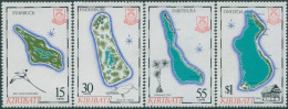 Kiribati 1987 SG270-273 Island Maps Set MNH - Kiribati (1979-...)