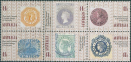 Australia 1990 SG1247-1252 Colonial Stamps Block MNH - Sonstige & Ohne Zuordnung