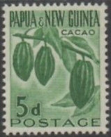 Papua New Guinea 1958 SG19 5d Cacao Plant MNH - Papúa Nueva Guinea