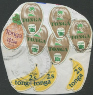 Tonga 1978 SG676-689 Bananas (3) Coconuts (5) Pineapple FU - Tonga (1970-...)