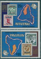 Aitutaki 1974 SG120-121 UPU Set MLH - Islas Cook