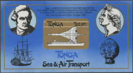 Tonga 1983 SG838 $2.50 Canberra Liner And Concorde MS MNH - Tonga (1970-...)