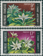 French Polynesia 1969 Sc#245-246,SG91-92 Flowers Set MNH - Andere & Zonder Classificatie