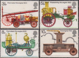 Great Britain 1974 SG950-953 QEII Fire-engines Set MNH - Sin Clasificación