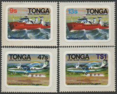 Tonga 1982 SG813-816 Inter-Island Transport Set MNH - Tonga (1970-...)