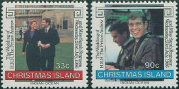 Christmas Island 1986 SG220 Royal Wedding Set MNH - Christmas Island