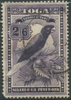 Tonga 1943 SG81 2/6d Shining Parrot Wmk Mult Script CA #2 FU - Tonga (1970-...)