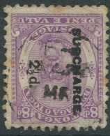 Tonga 1894 SG23 2½d On 8d Violet King George I Toned FU - Tonga (1970-...)