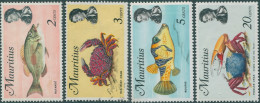 Mauritius 1969 SG382-388 Marine Life (4) MLH And FU - Mauritius (1968-...)