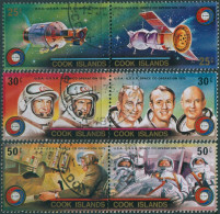 Cook Islands 1975 SG518-523 Apollo Soyuz Set FU - Cookinseln