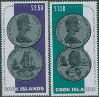 Cook Islands 1974 SG492-493 Cook Second Voyage Set MLH - Cookinseln