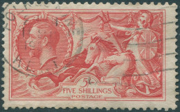 Great Britain 1934 SG451 5s. Bright Rose-red KGV FU (amd) - Unclassified