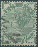 Great Britain 1880 SG165 ½d Pale Green QV FU - Autres & Non Classés
