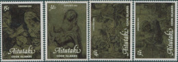 Aitutaki 1981 SG406-409 Christmas Set MNH - Cookeilanden