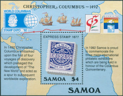 Samoa 1992 SG881 Columbus MS MNH - Samoa