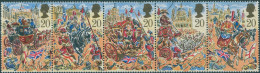 Great Britain 1989 SG1457a QEII Lord Mayor Show Strip FU - Unclassified