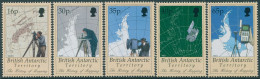 British Antarctic Territory 1998 SG281-285 Mapping Set MNH - Sonstige & Ohne Zuordnung