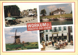 72544726 Workum Windmuehle Cafe Boot  Workum - Autres & Non Classés